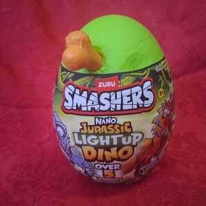 ZURU Smashers Nano Jurassic Light Up Dino - Green